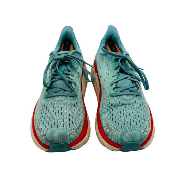 HOKA One One Clifton 8 Running Shoes 1119394-AEBL Womens Sz 10.5 B Eggshell Blue - Picture 3 of 8